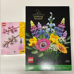 LEGO Botanical Collection Wildflower Bouquet plus Cherry Blossoms